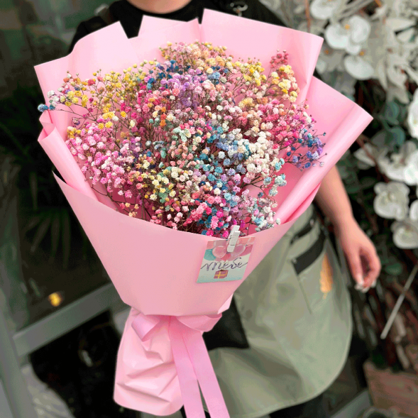 Букет Радужная гипсофила в Черноморском