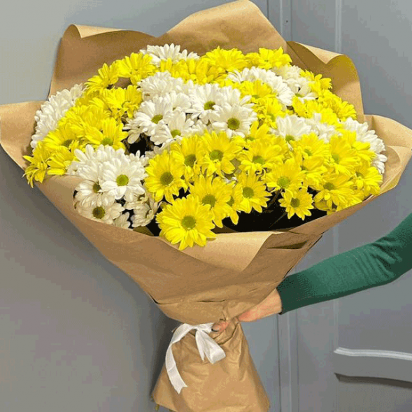 Букет 11 хризантем в Черноморском