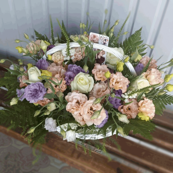 Композиция в корзине &quot;Симфония&quot; в Черноморском