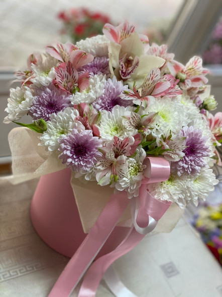 Цветы в коробке &quot;Солнечное утро&quot; в Черноморском