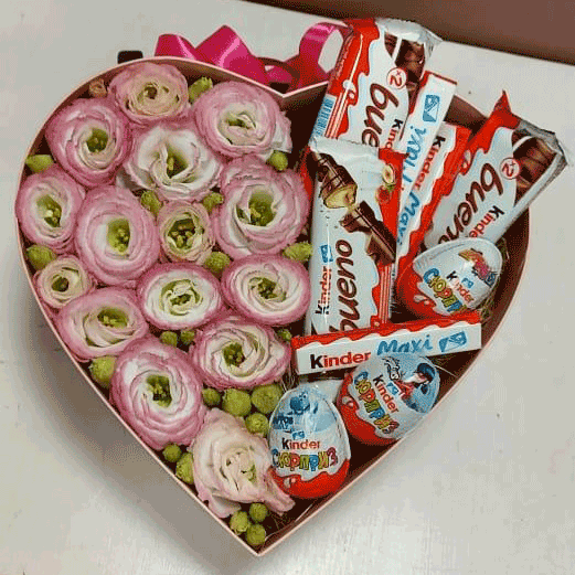 Композиция в коробке &quot;Приятный сюрприз&quot; в Черноморском