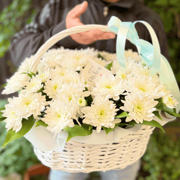 Композиция в корзине &quot;Блеск цветов&quot; в Черноморском