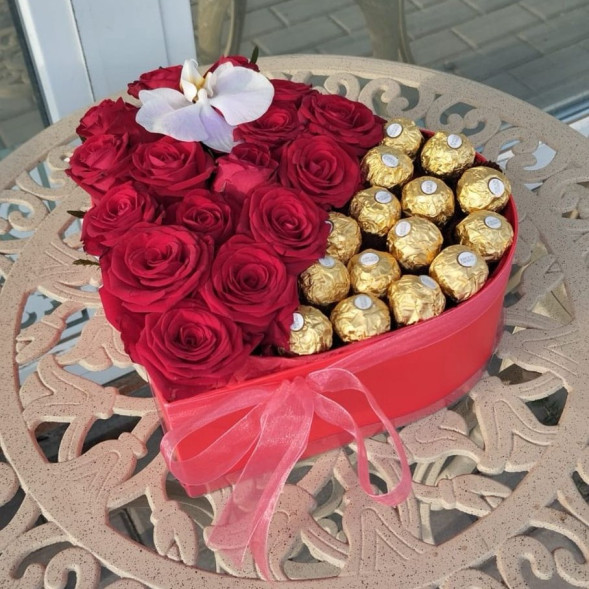 Букет Огненная страсть в Черноморском